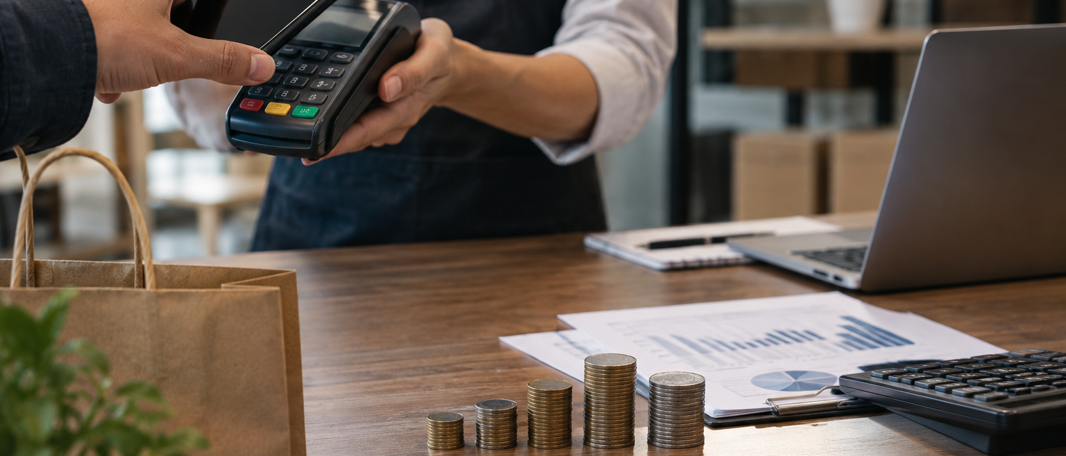 Compare o caixa com split payment sem duplicar o imposto