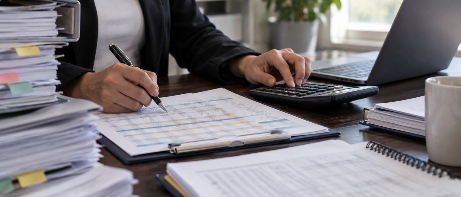 Planilhas fiscais exigem controle antes de fechar a apuração