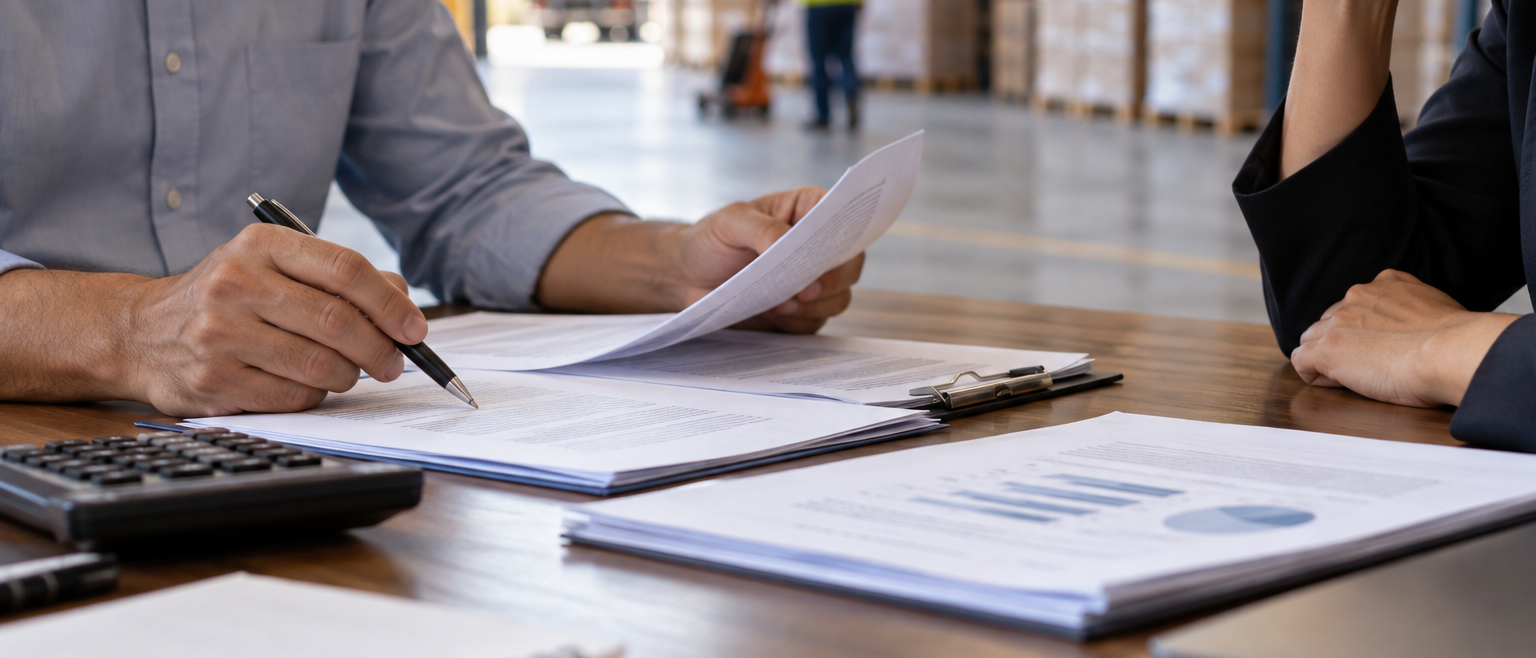 Compare contratos de fornecimento antes de aceitar o repasse